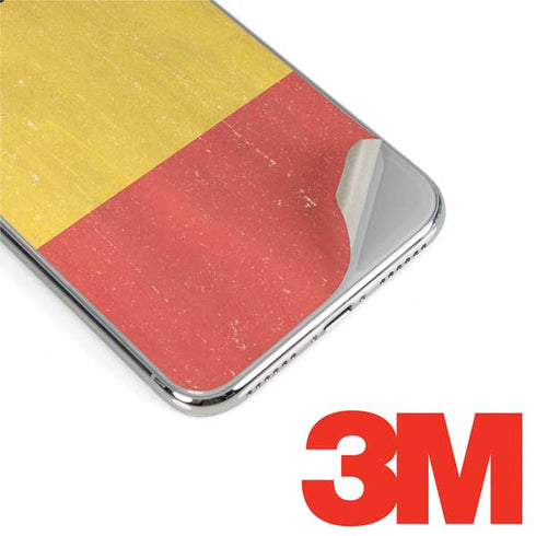 Belgium Flag Distressed iPhone XS Skin